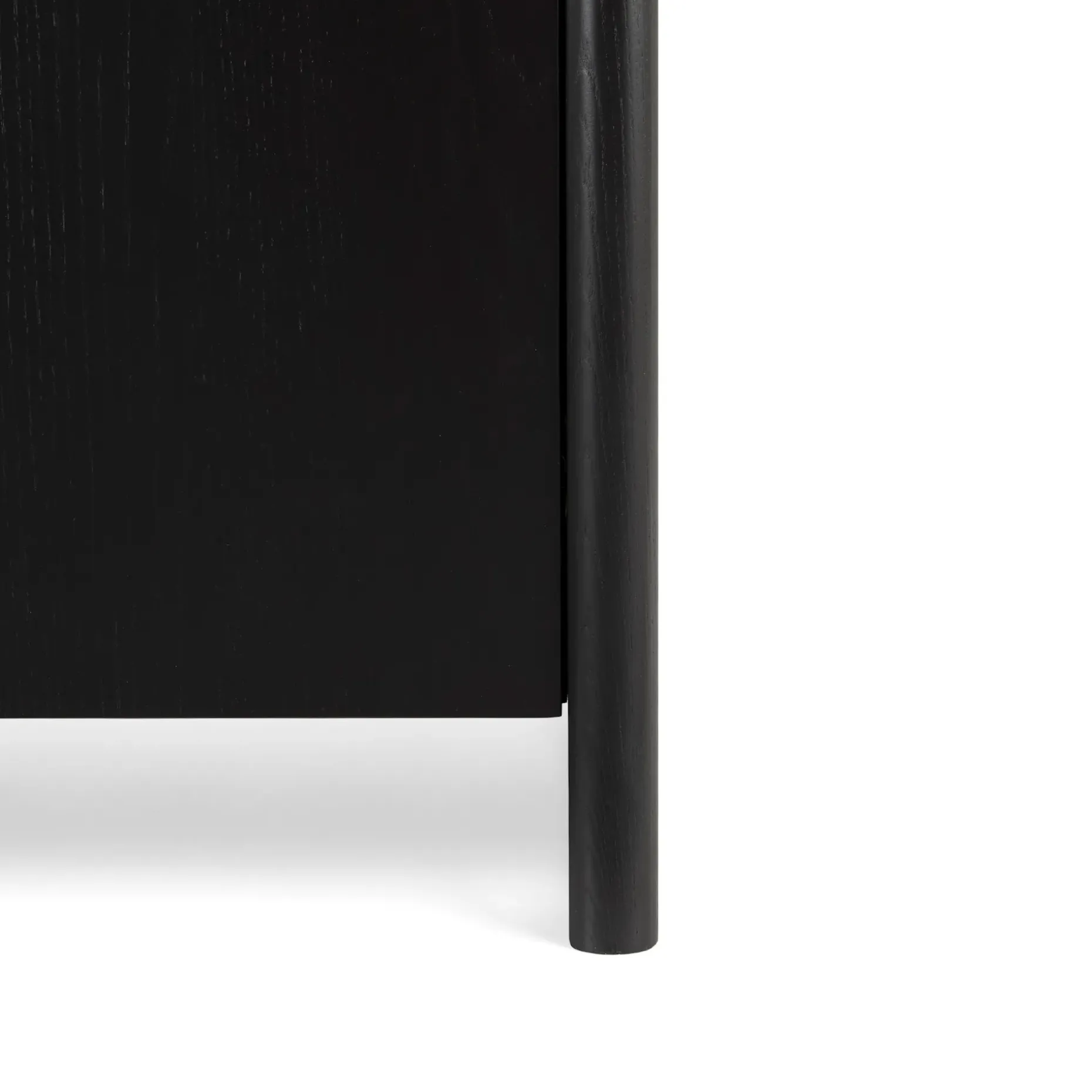 Faydra 35.5" Enclosed Bookcase - Black