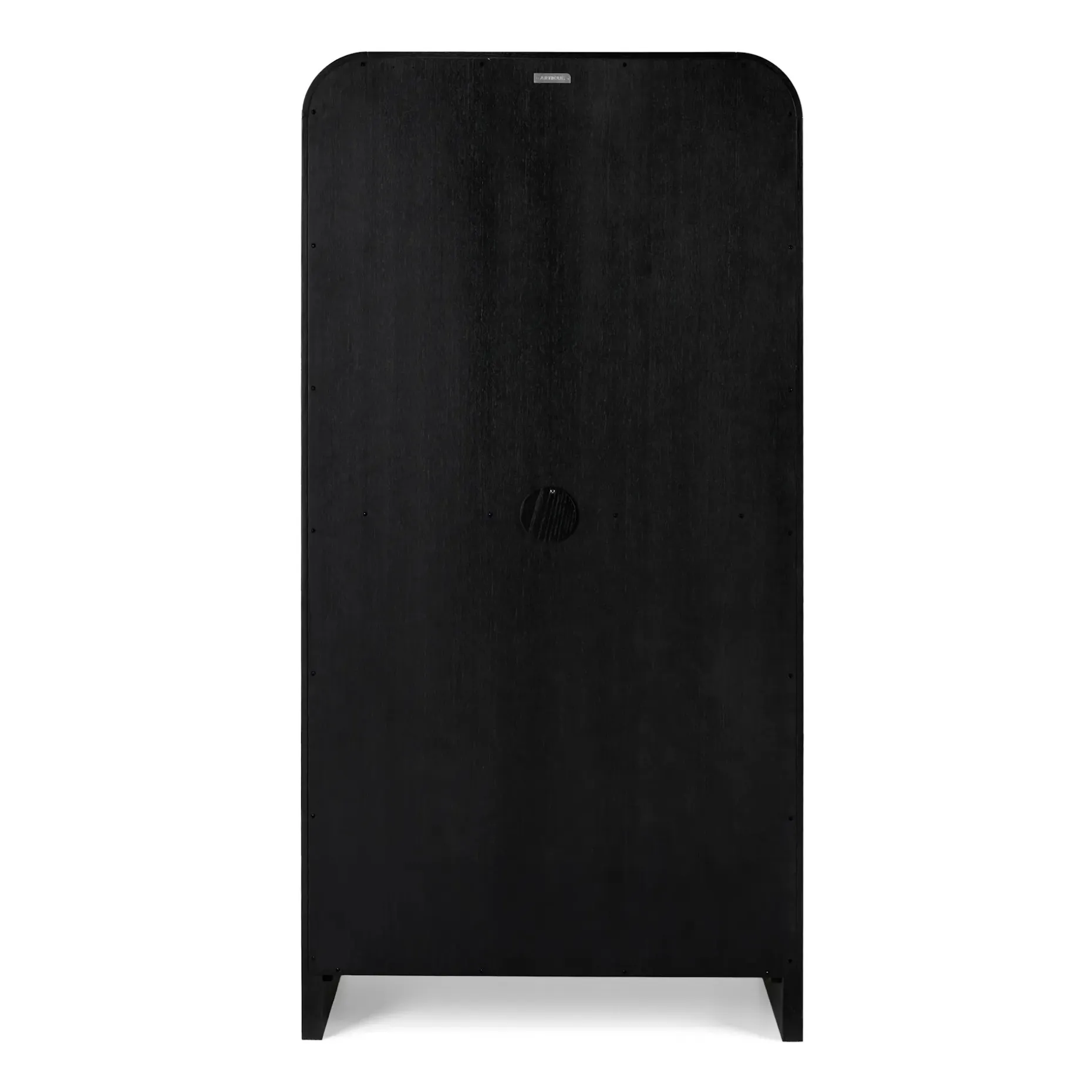 Faydra 35.5" Enclosed Bookcase - Black