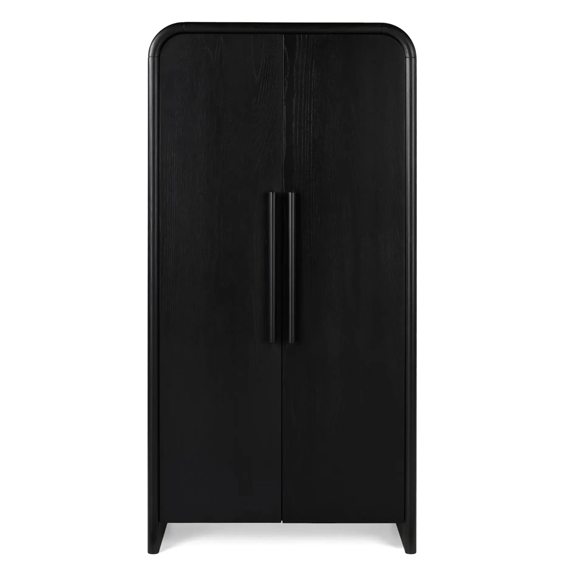 Faydra 35.5" Enclosed Bookcase - Black