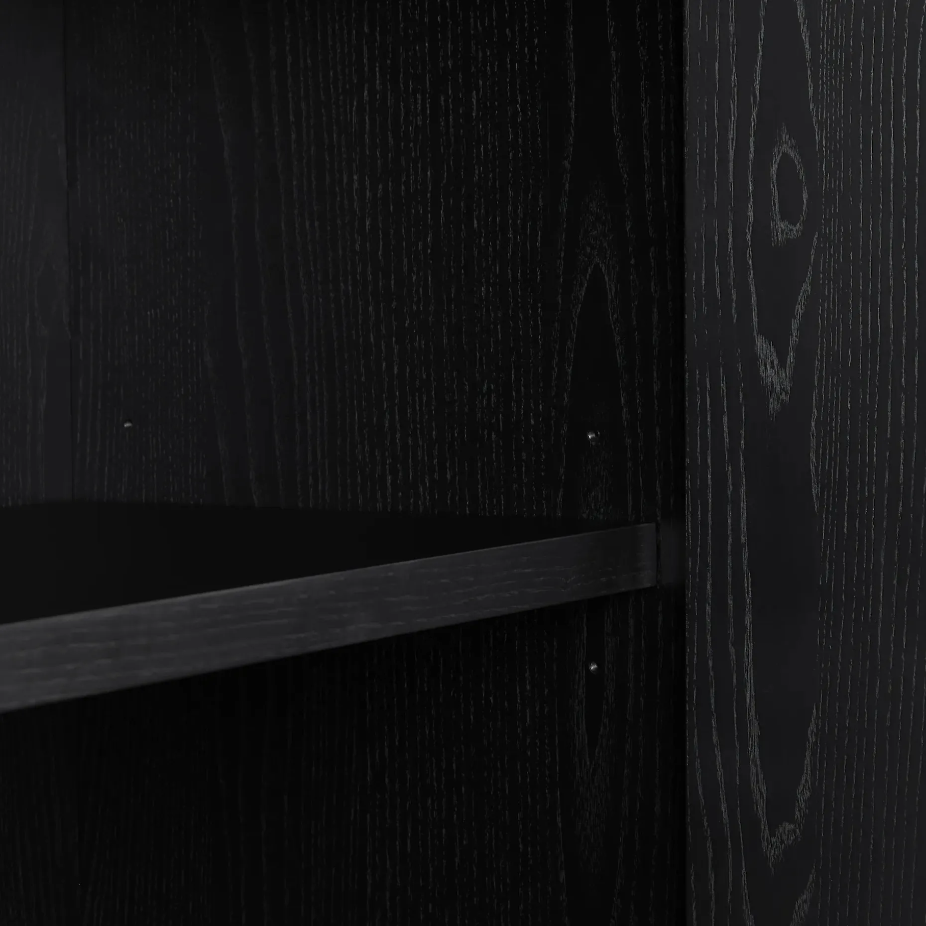 Faydra 35.5" Enclosed Bookcase - Black