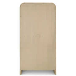 Faydra 35.5" Enclosed Bookcase - Natural Ash