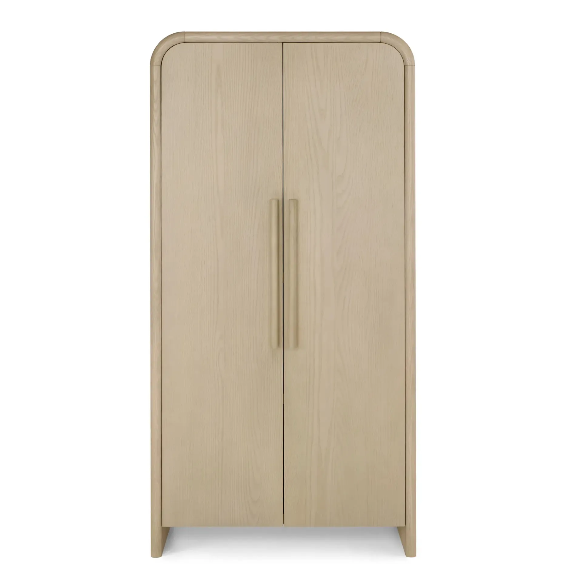 Faydra 35.5" Enclosed Bookcase - Natural Ash