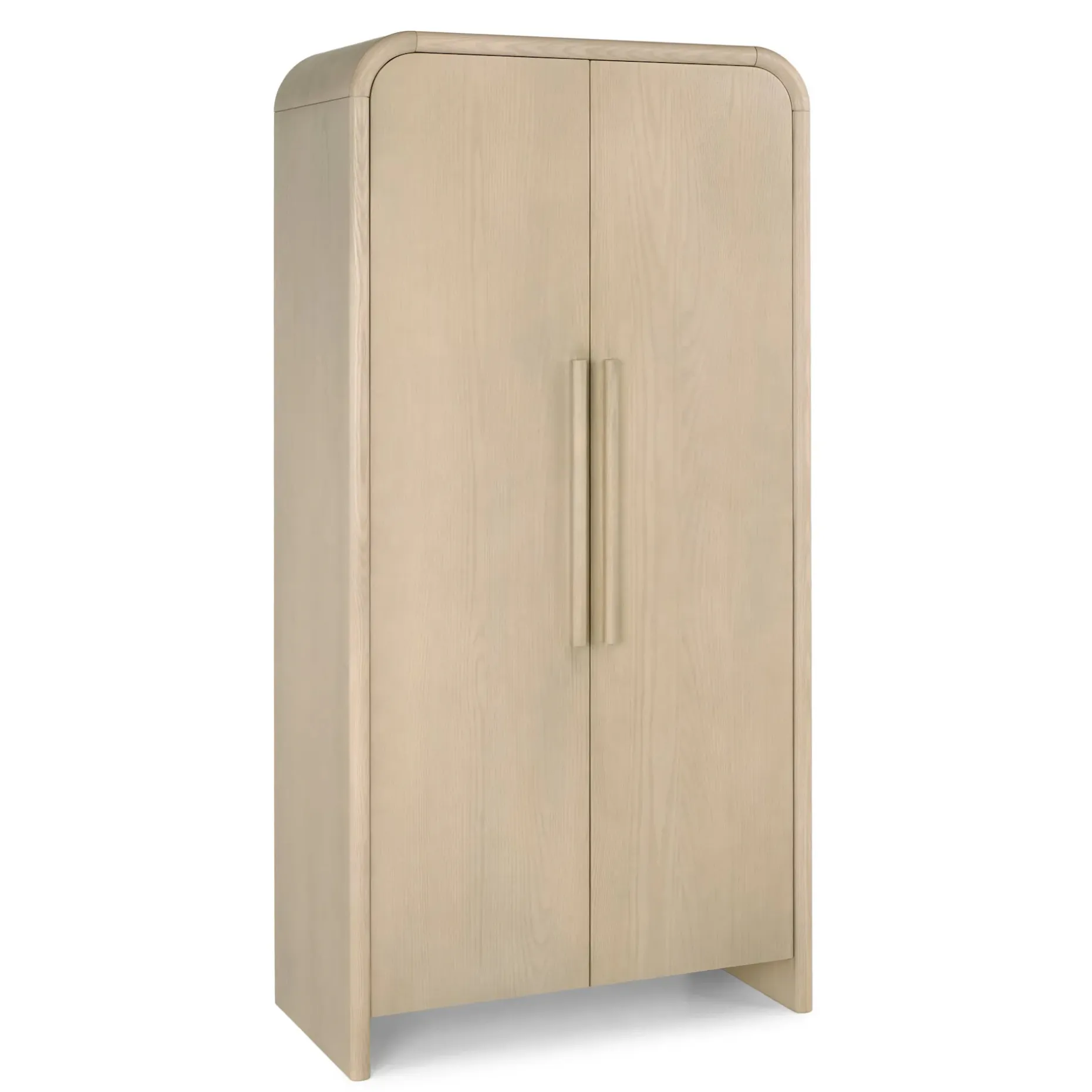 Faydra 35.5" Enclosed Bookcase - Natural Ash
