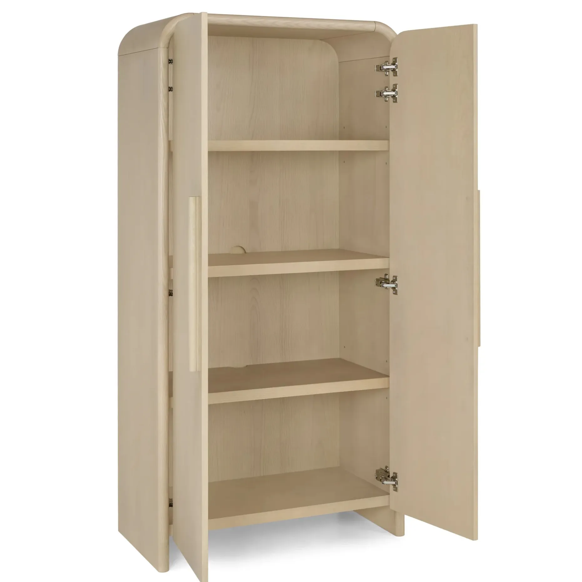Faydra 35.5" Enclosed Bookcase - Natural Ash