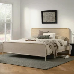Faydra King Bed - Natural Ash