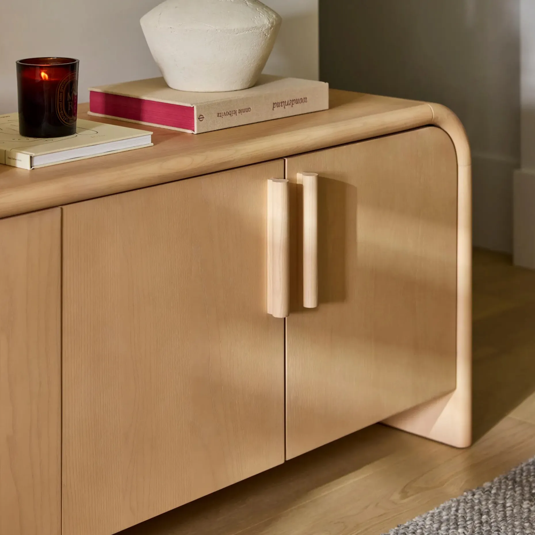 Faydra 70" Media Unit - Natural Ash