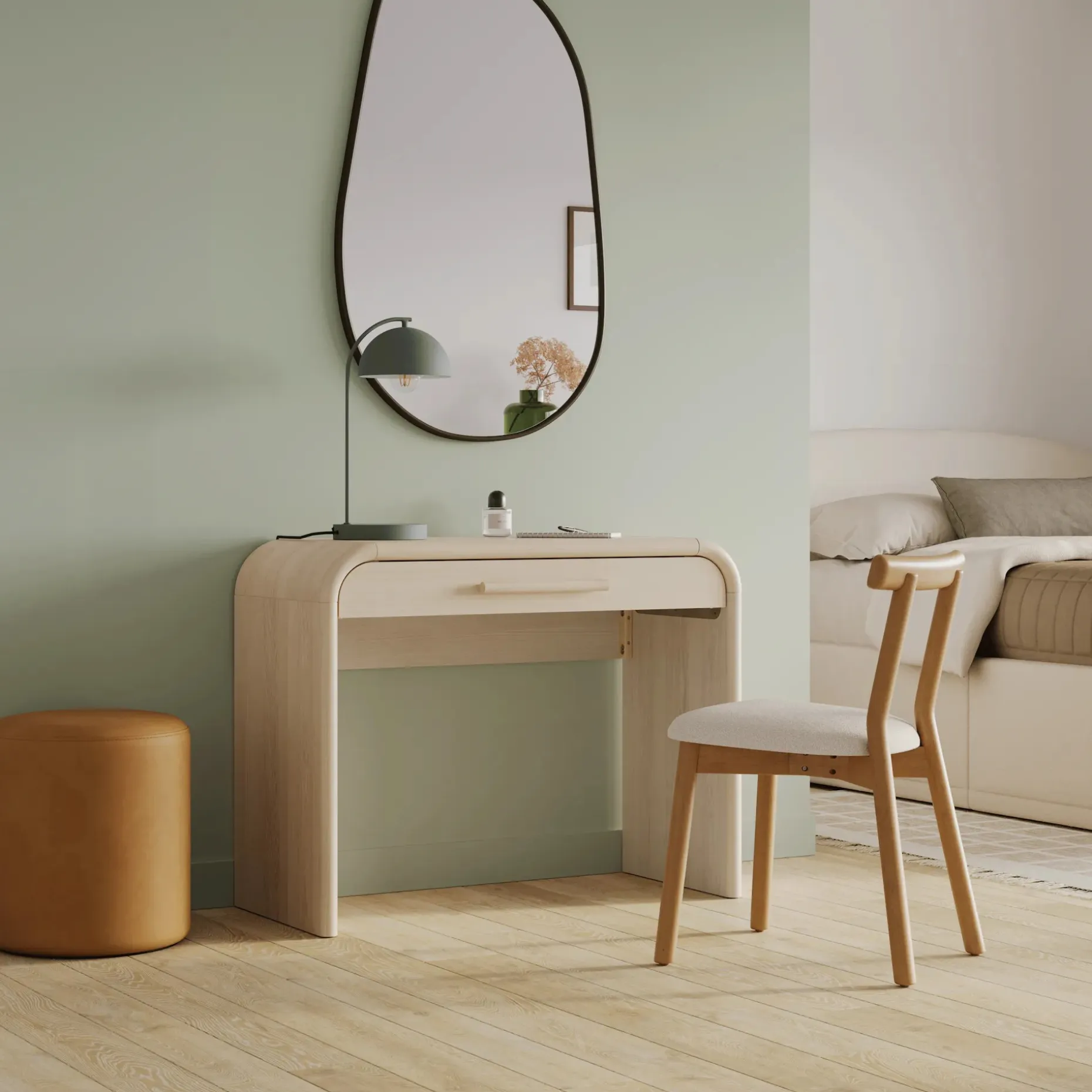 Faydra 40" Mini Desk - Natural Ash