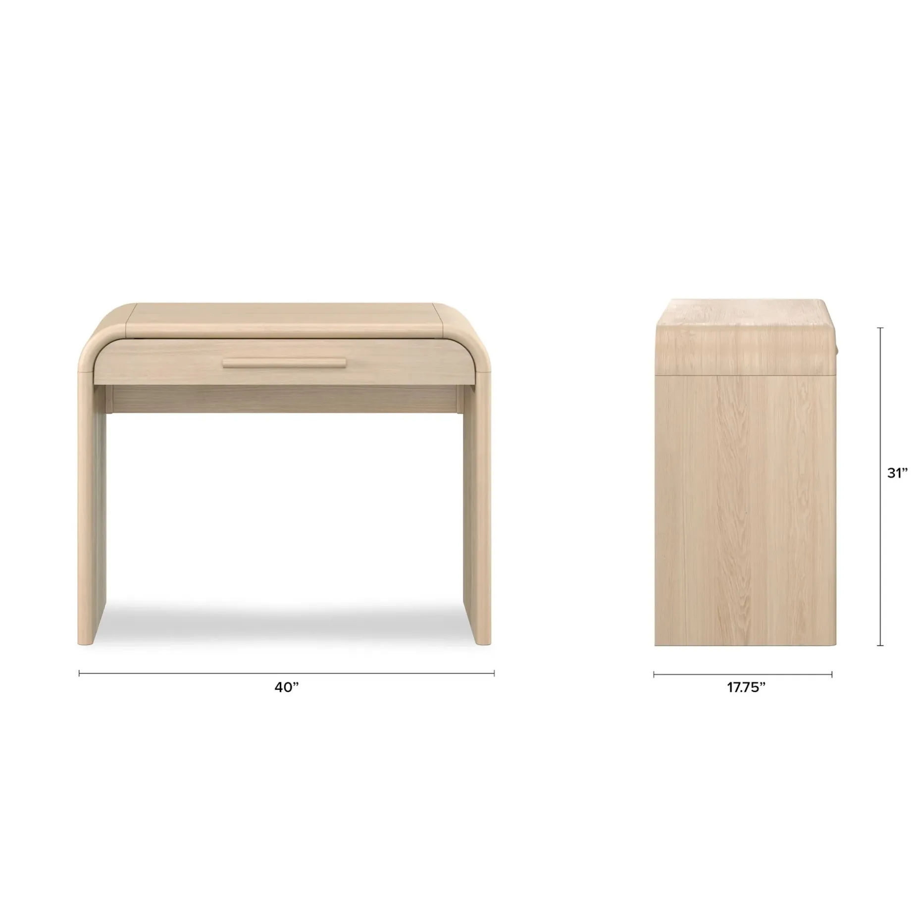 Faydra 40" Mini Desk - Natural Ash
