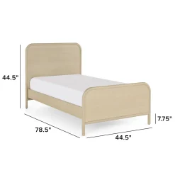 Faydra Twin Bed - Natural Ash