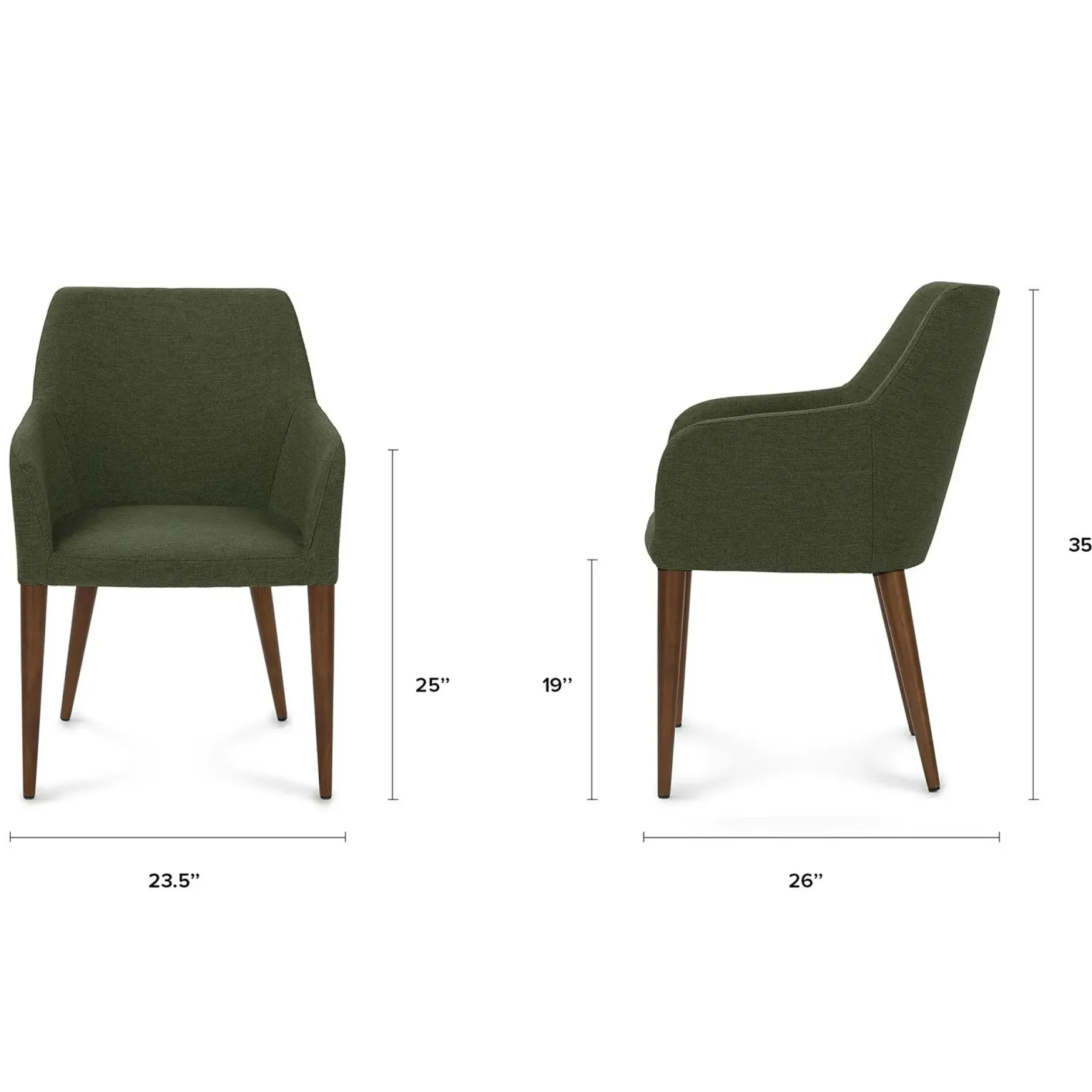 Feast Dining Chair - Vine Green