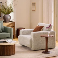 Fiore Side Table - Walnut