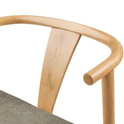 Fonra Counter Stool - Oak and Algonquin Green