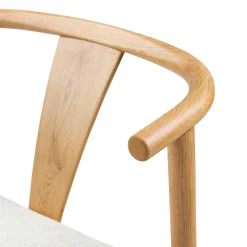 Fonra Counter Stool - Oak and Santolina Gray