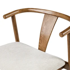 Fonra Counter Stool - Smoked Oak and Santolina Gray