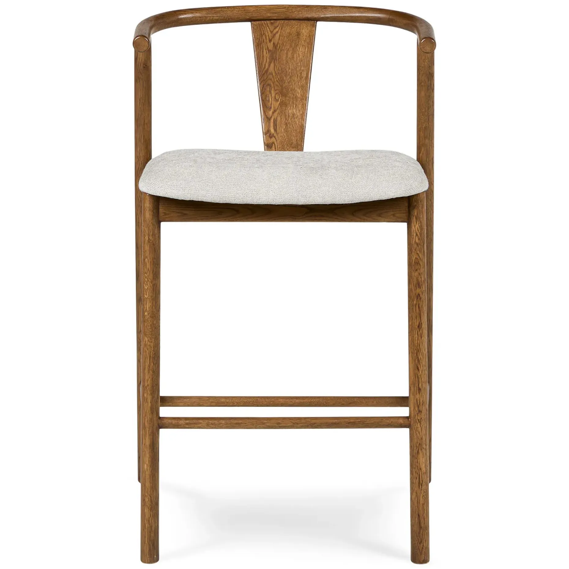 Fonra Counter Stool - Smoked Oak and Santolina Gray