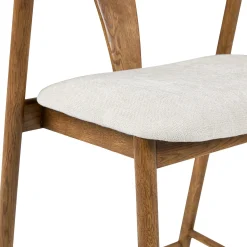 Fonra Counter Stool - Smoked Oak and Santolina Gray