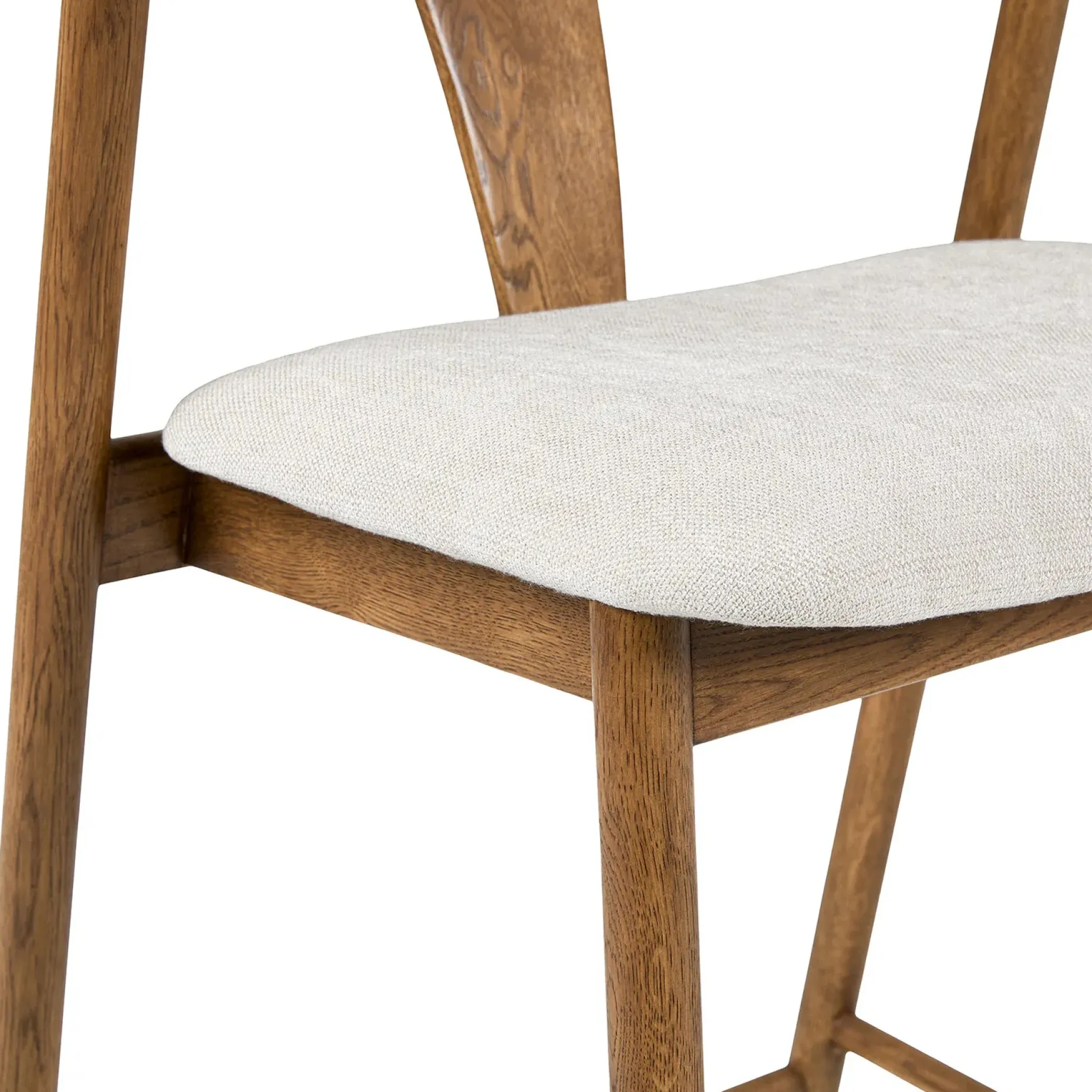 Fonra Counter Stool - Smoked Oak and Santolina Gray