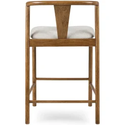 Fonra Counter Stool - Smoked Oak and Santolina Gray
