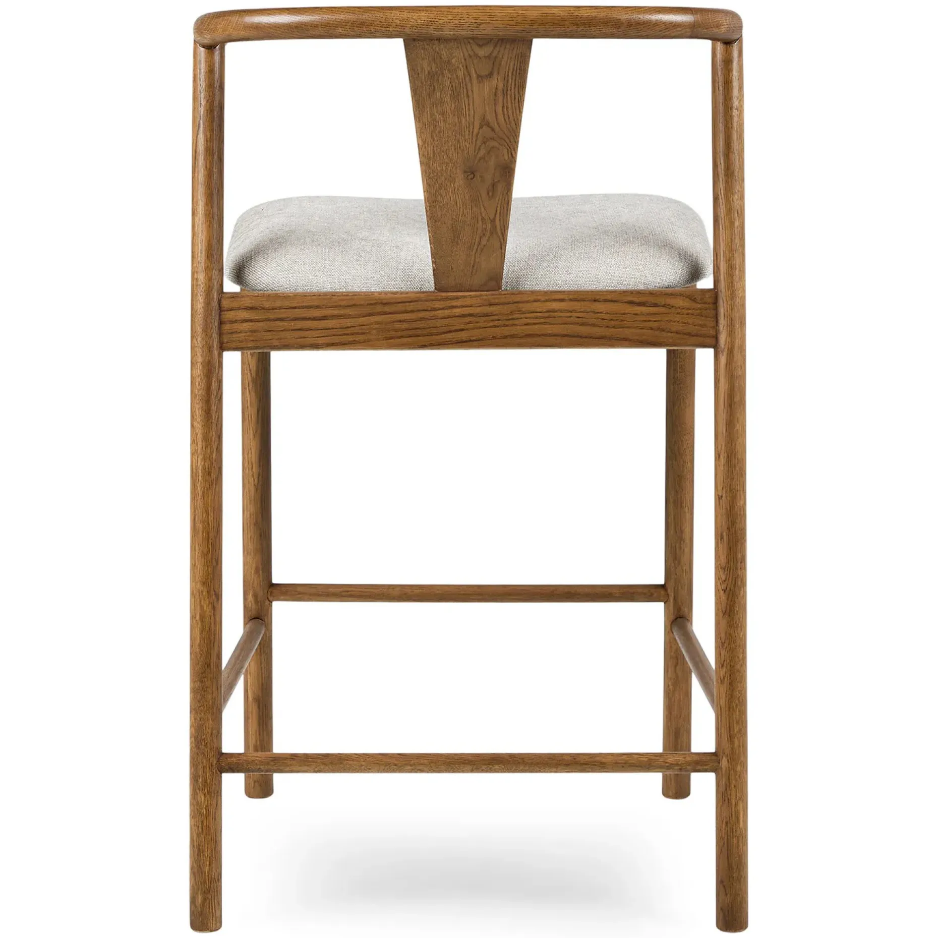 Fonra Counter Stool - Smoked Oak and Santolina Gray