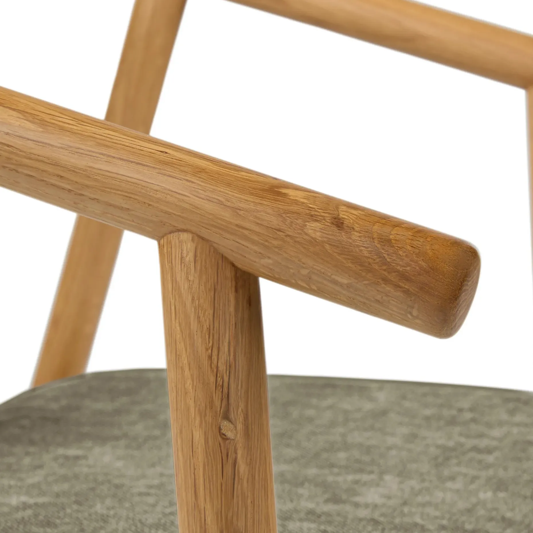 Fonra Dining Chair - Oak and Algonquin Green