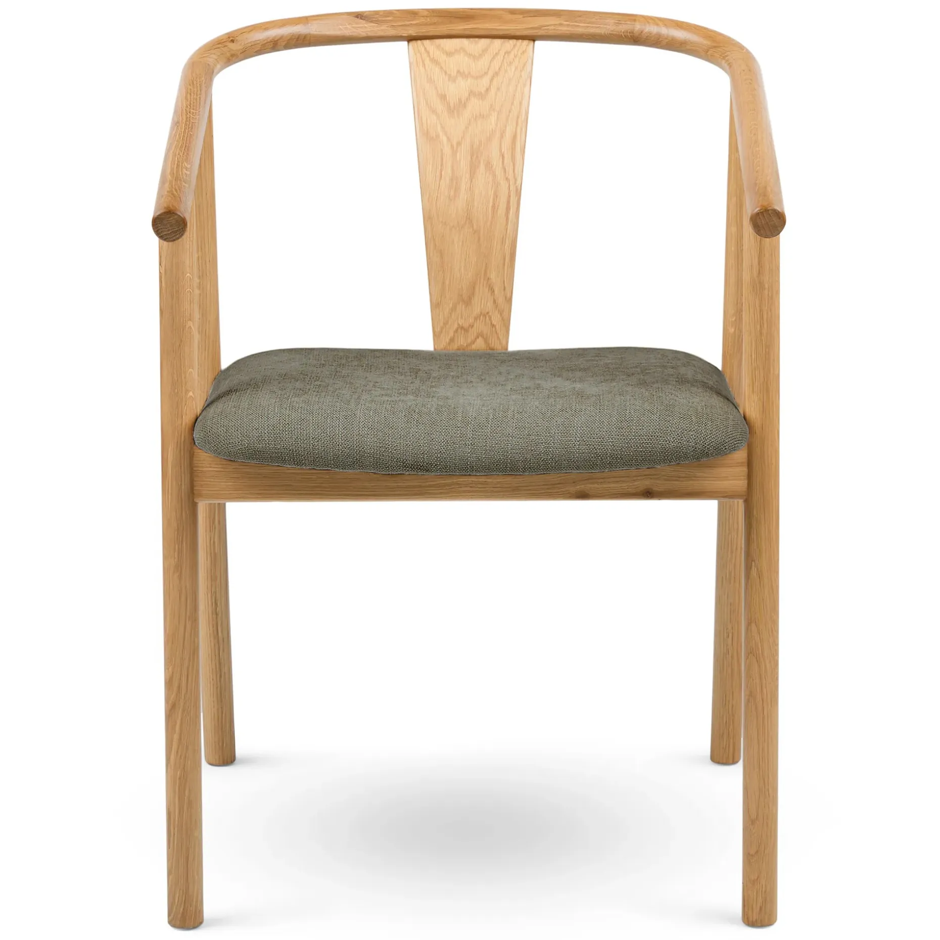Fonra Dining Chair - Oak and Algonquin Green