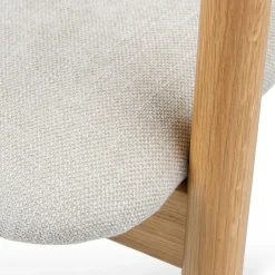 Fonra Dining Chair - Oak and Santolina Gray