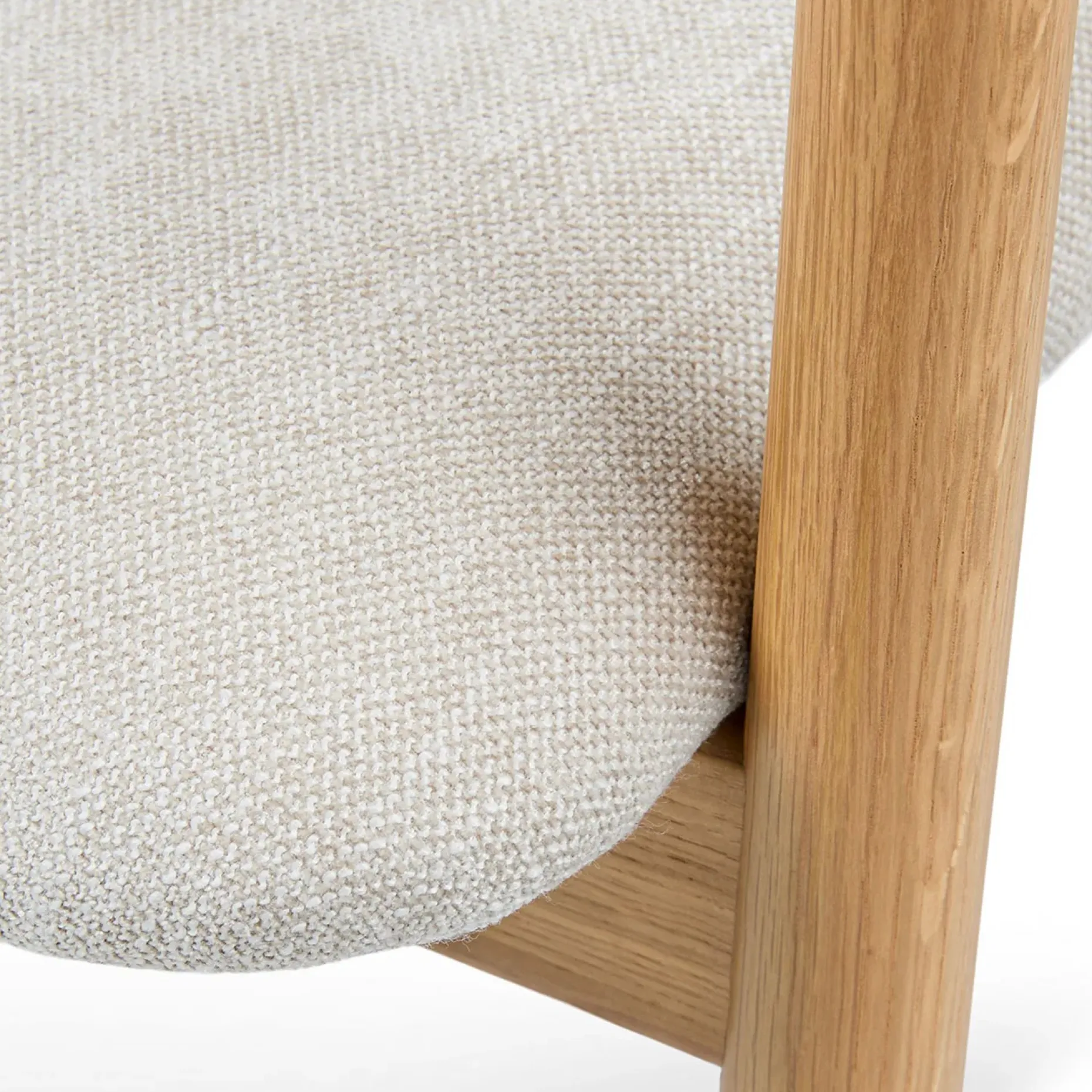 Fonra Dining Chair - Oak and Santolina Gray