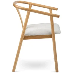 Fonra Dining Chair - Oak and Santolina Gray
