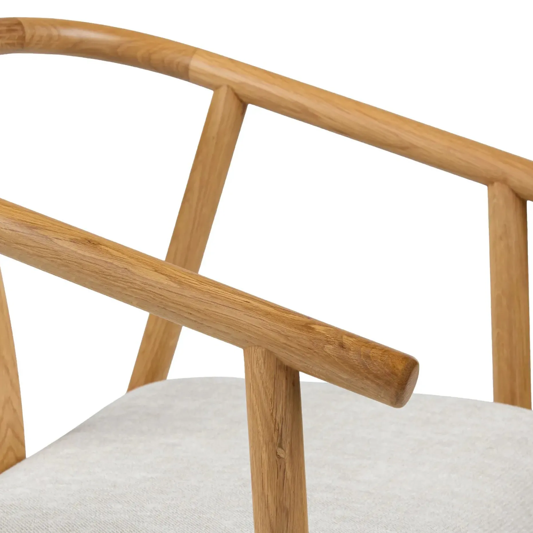 Fonra Dining Chair - Oak and Santolina Gray