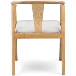 Fonra Dining Chair - Oak and Santolina Gray