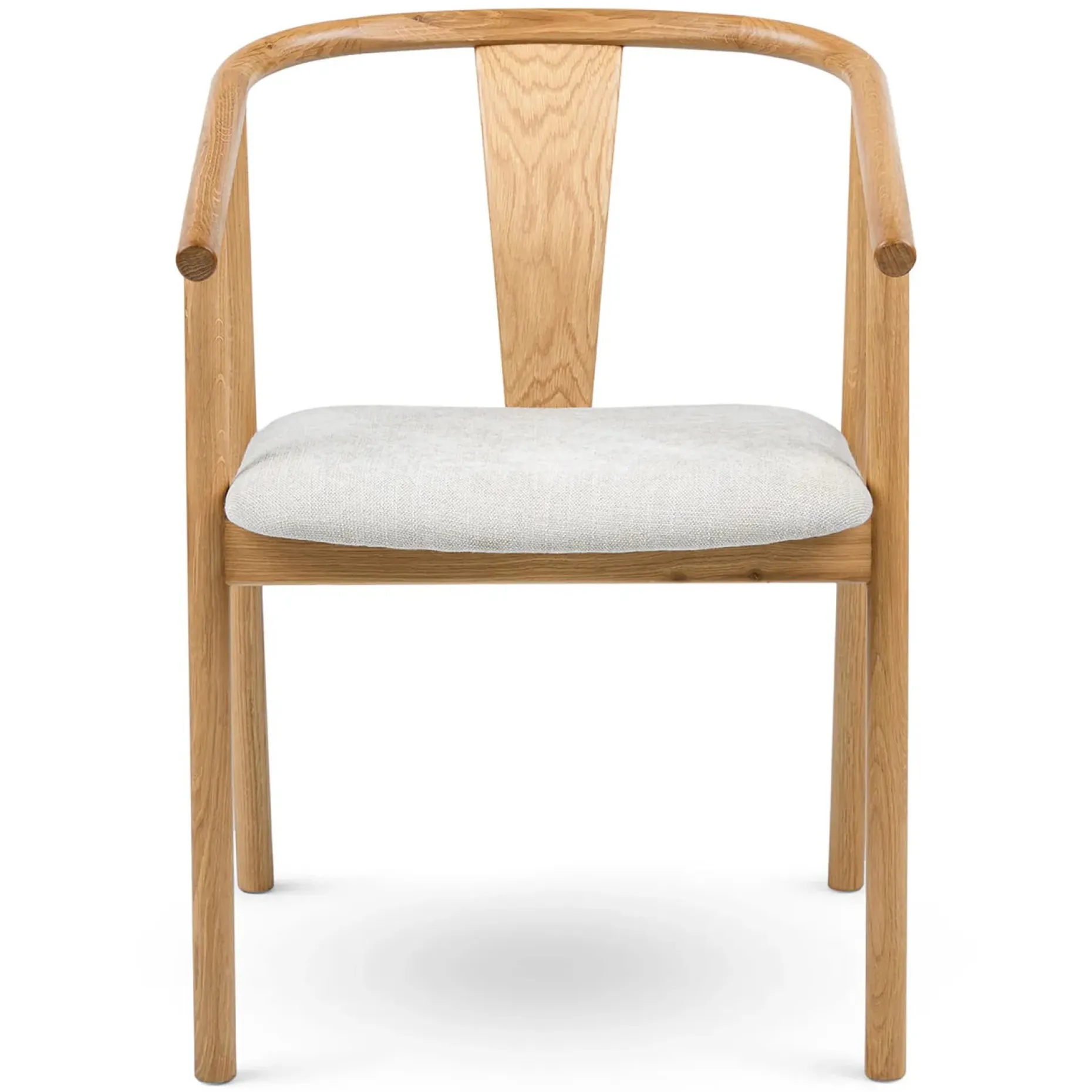 Fonra Dining Chair - Oak and Santolina Gray
