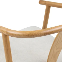 Fonra Dining Chair - Oak and Santolina Gray