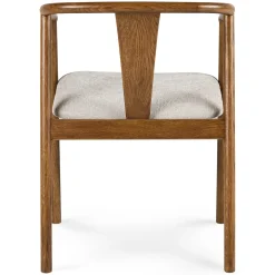 Fonra Dining Chair - Smoked Oak and Santolina Gray