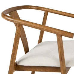 Fonra Dining Chair - Smoked Oak and Santolina Gray