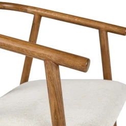 Fonra Dining Chair - Smoked Oak and Santolina Gray