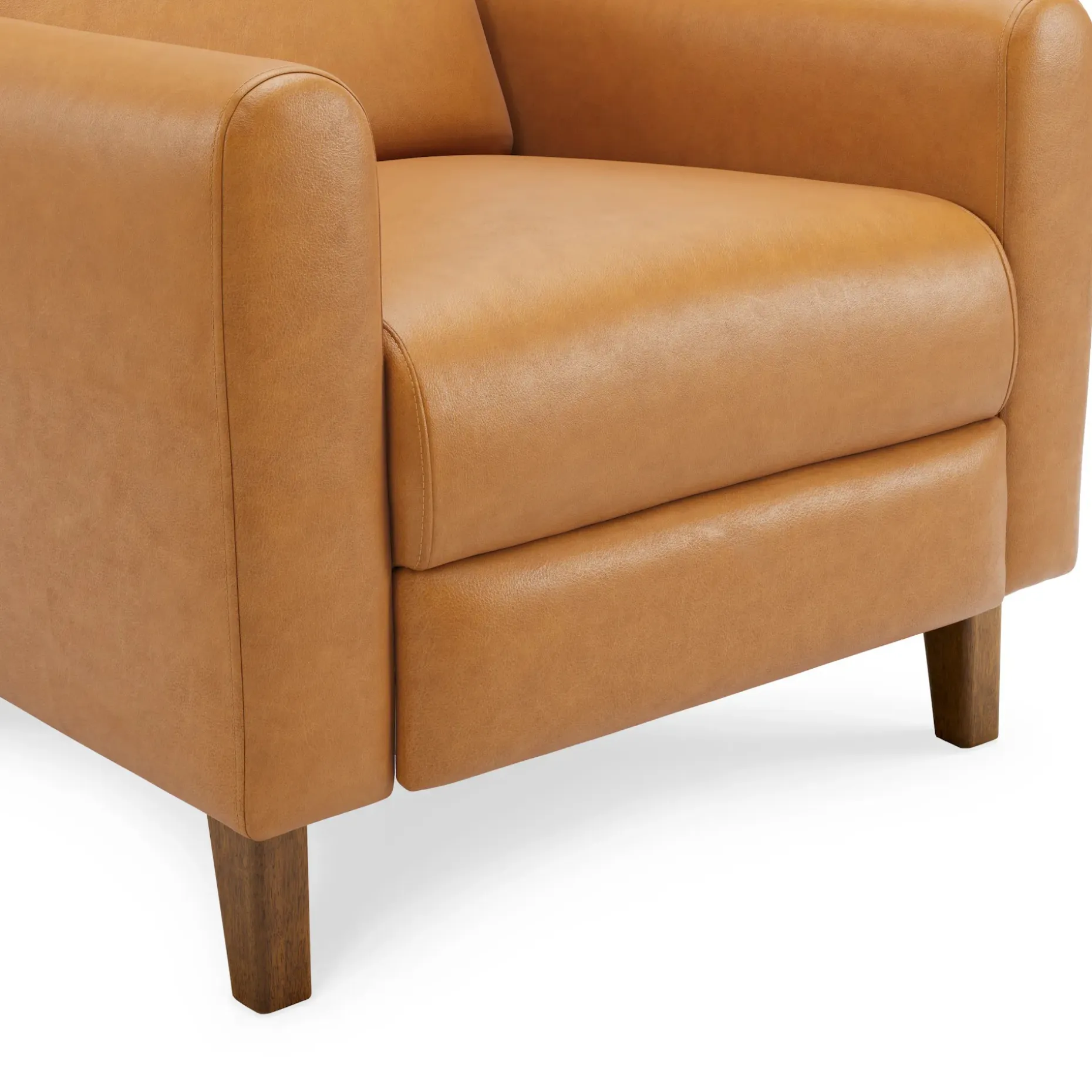 Forrest 32.75" Leather Recliner Lounge Chair - Taos Tan