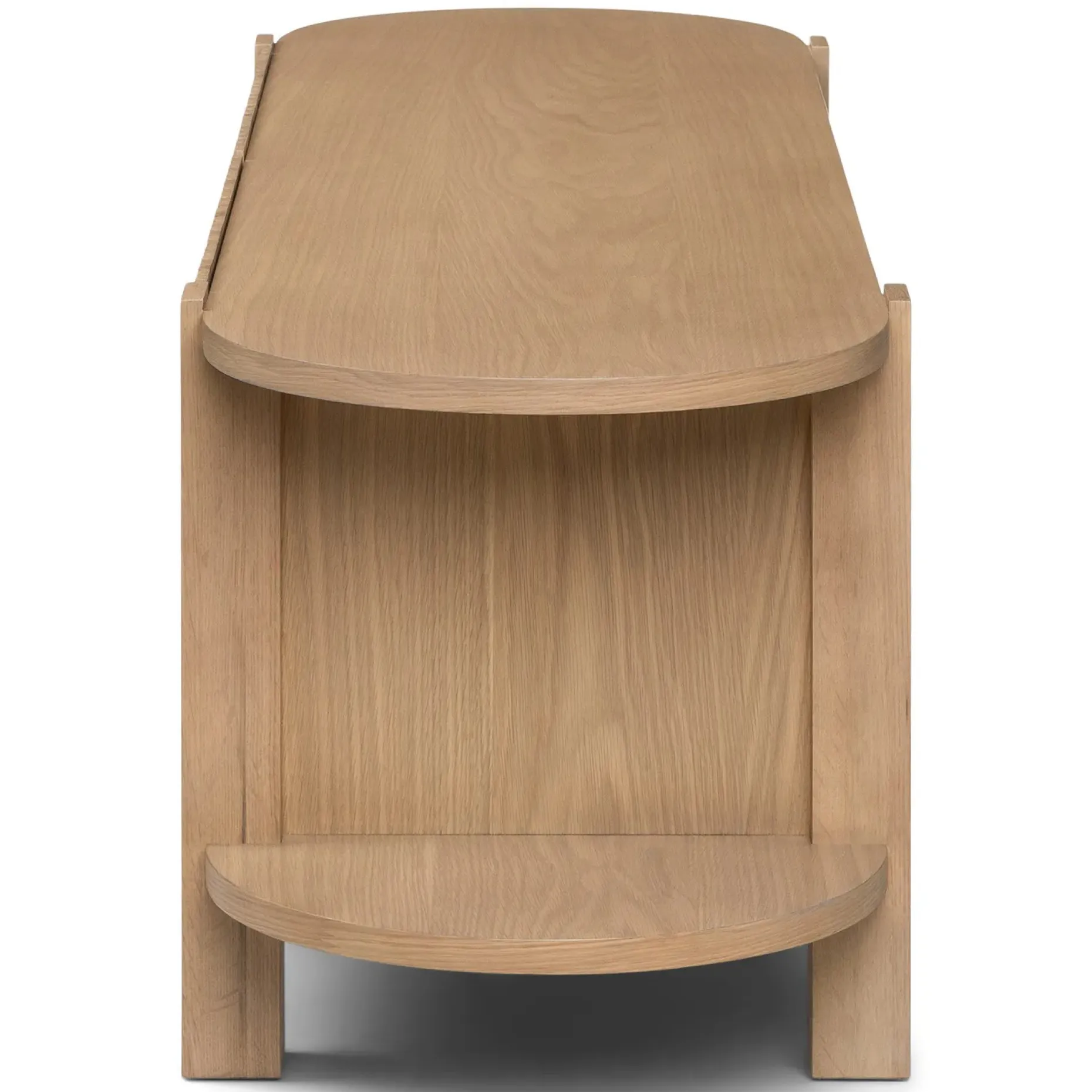 Fortra 62.5" Low Media Unit - White Oak