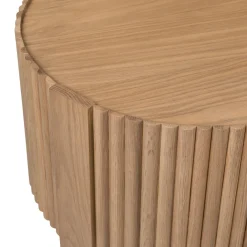 Fortra Storage Side Table - White Oak