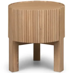 Fortra Storage Side Table - White Oak