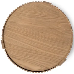 Fortra Storage Side Table - White Oak