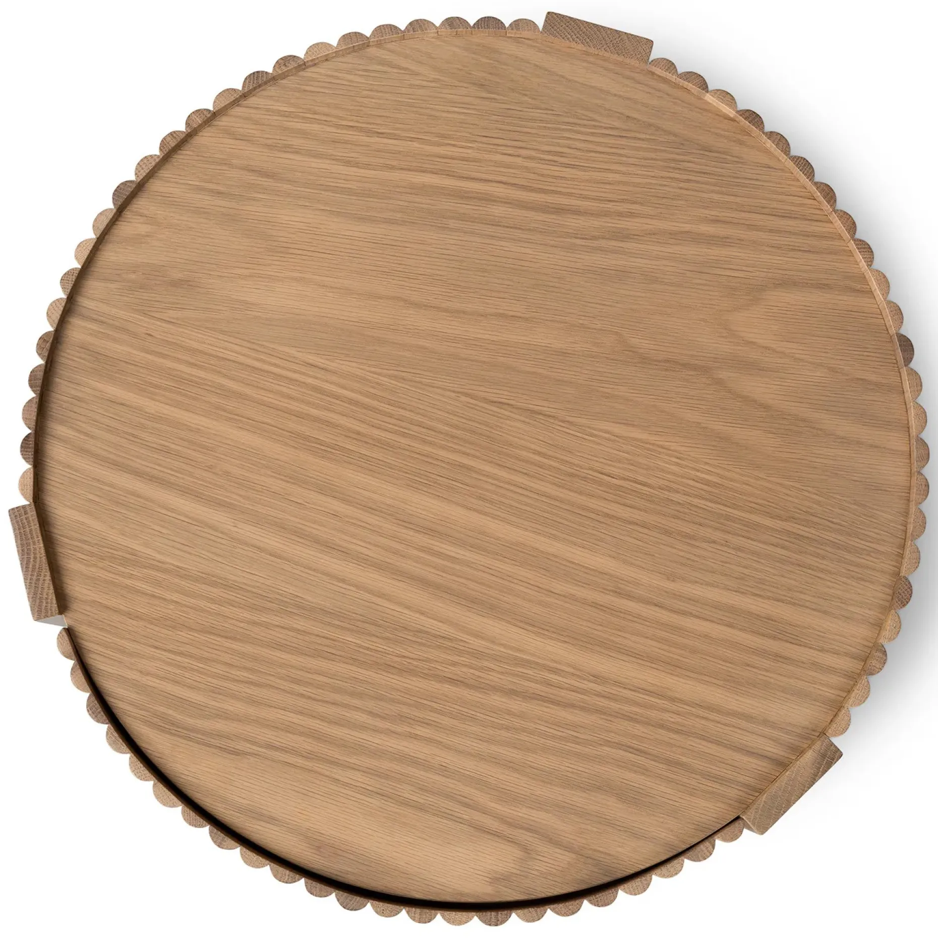 Fortra Storage Side Table - White Oak
