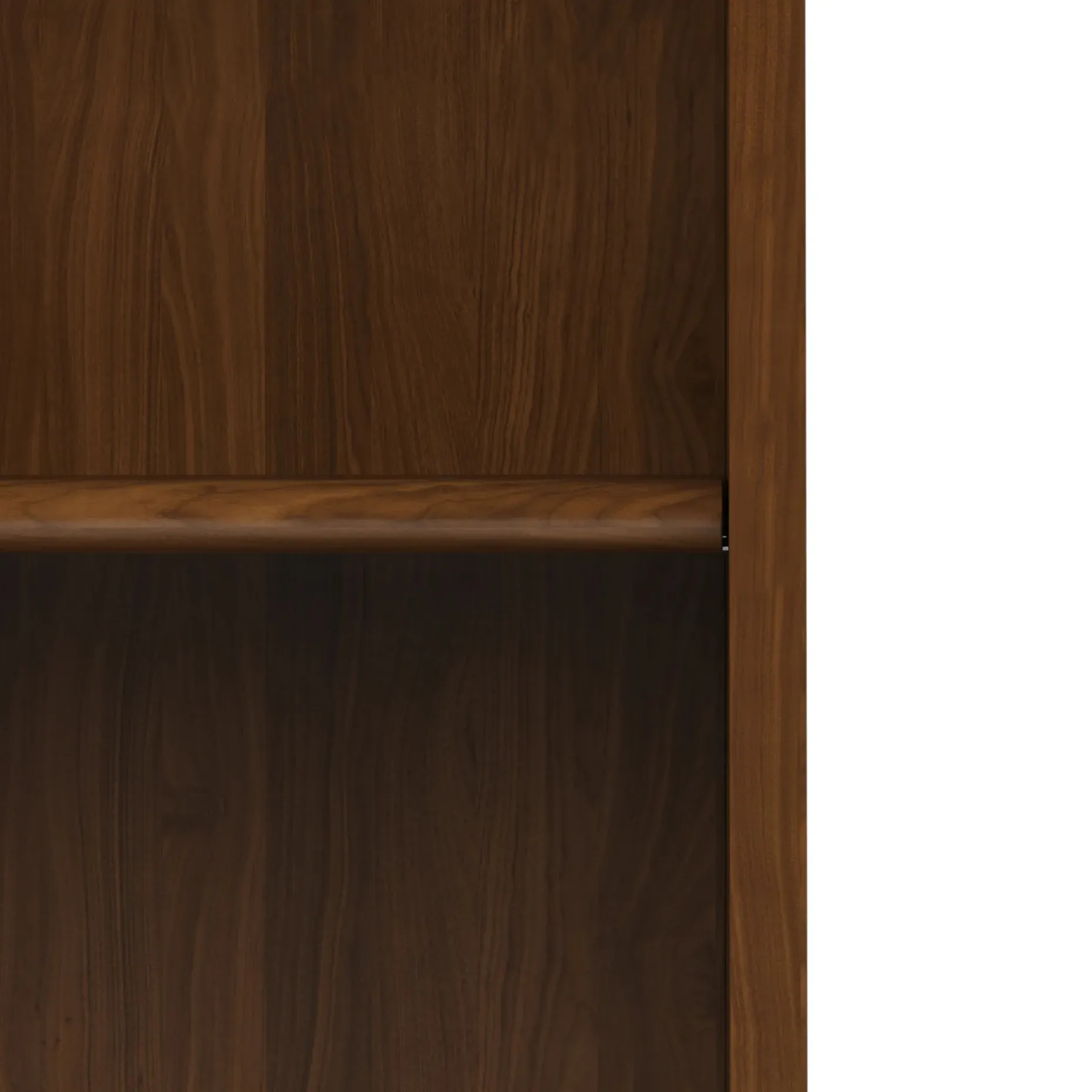 Frances 36" Bookcase with Storage - Walnut