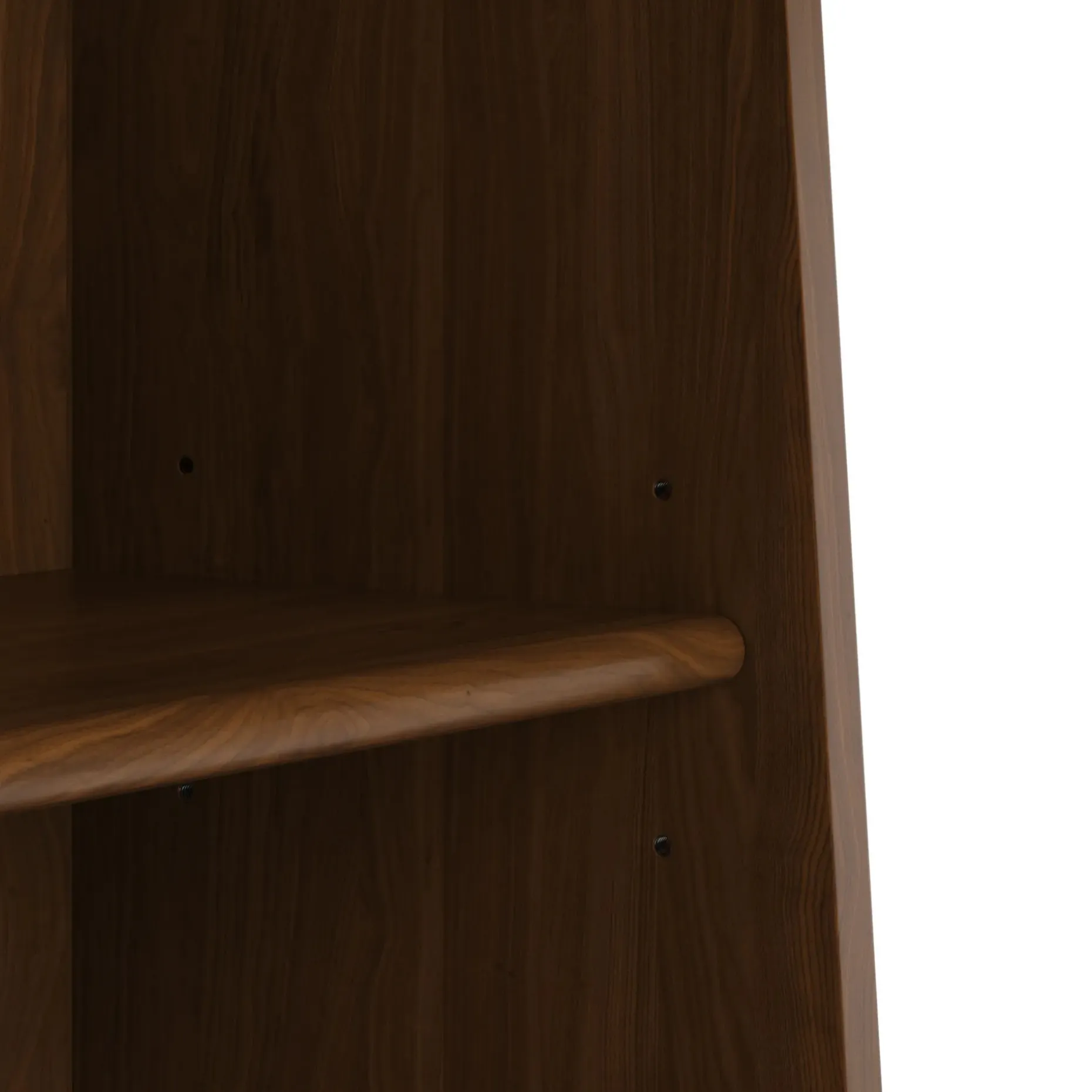 Frances 36" Bookcase with Storage - Walnut