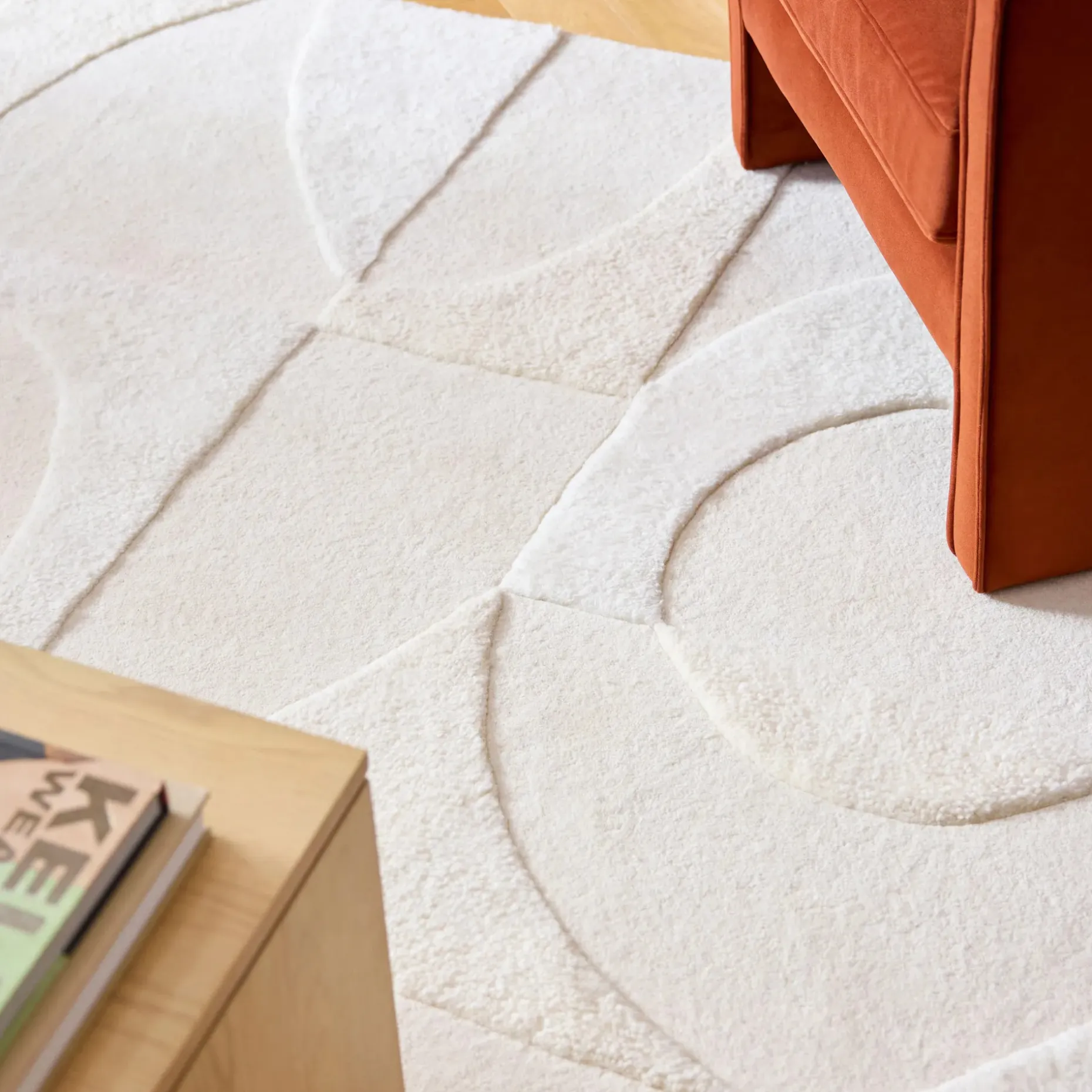 Fraya 9 x 12 Rug - Textured Ivory