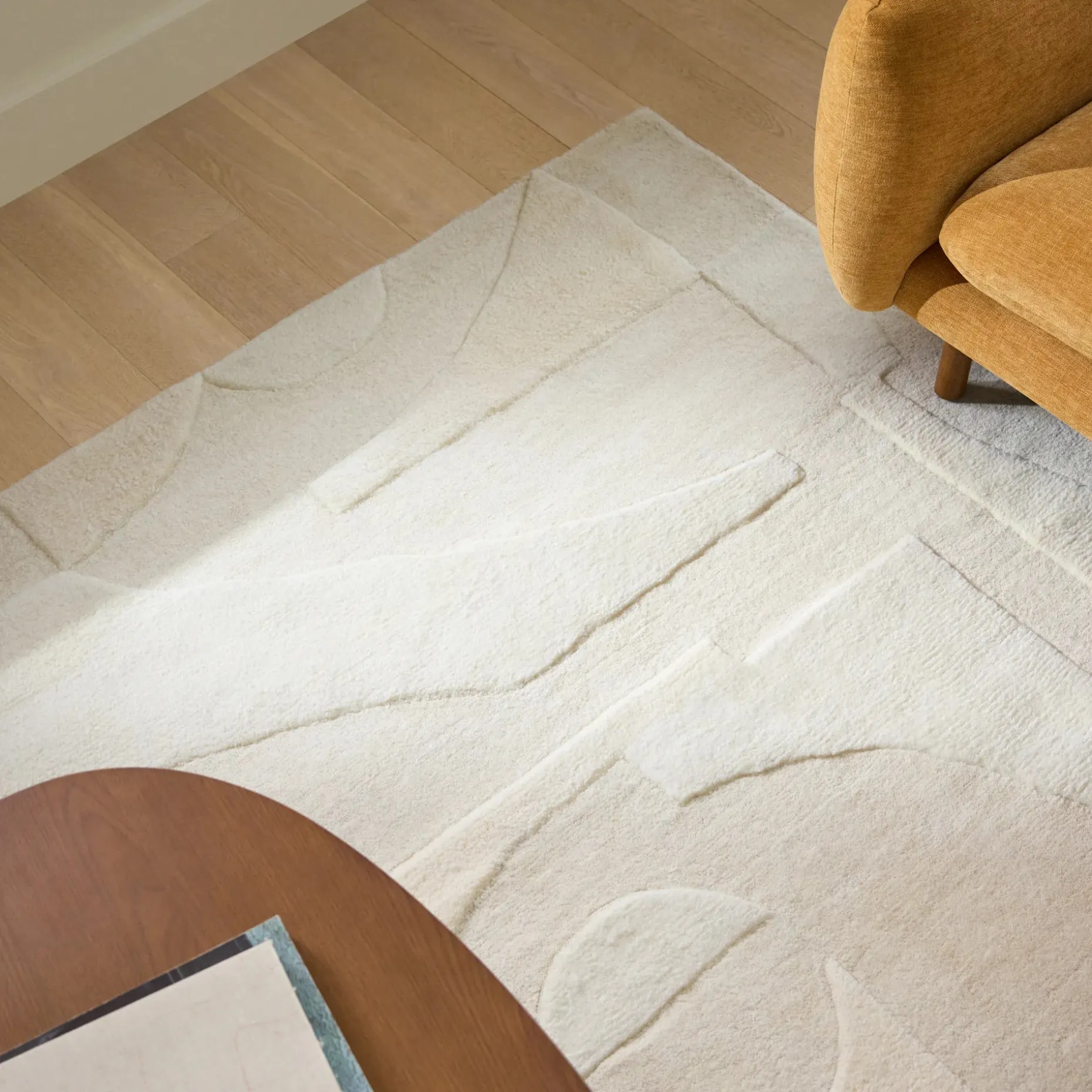 Fraya 8 x 10 Rug - Textured Ivory