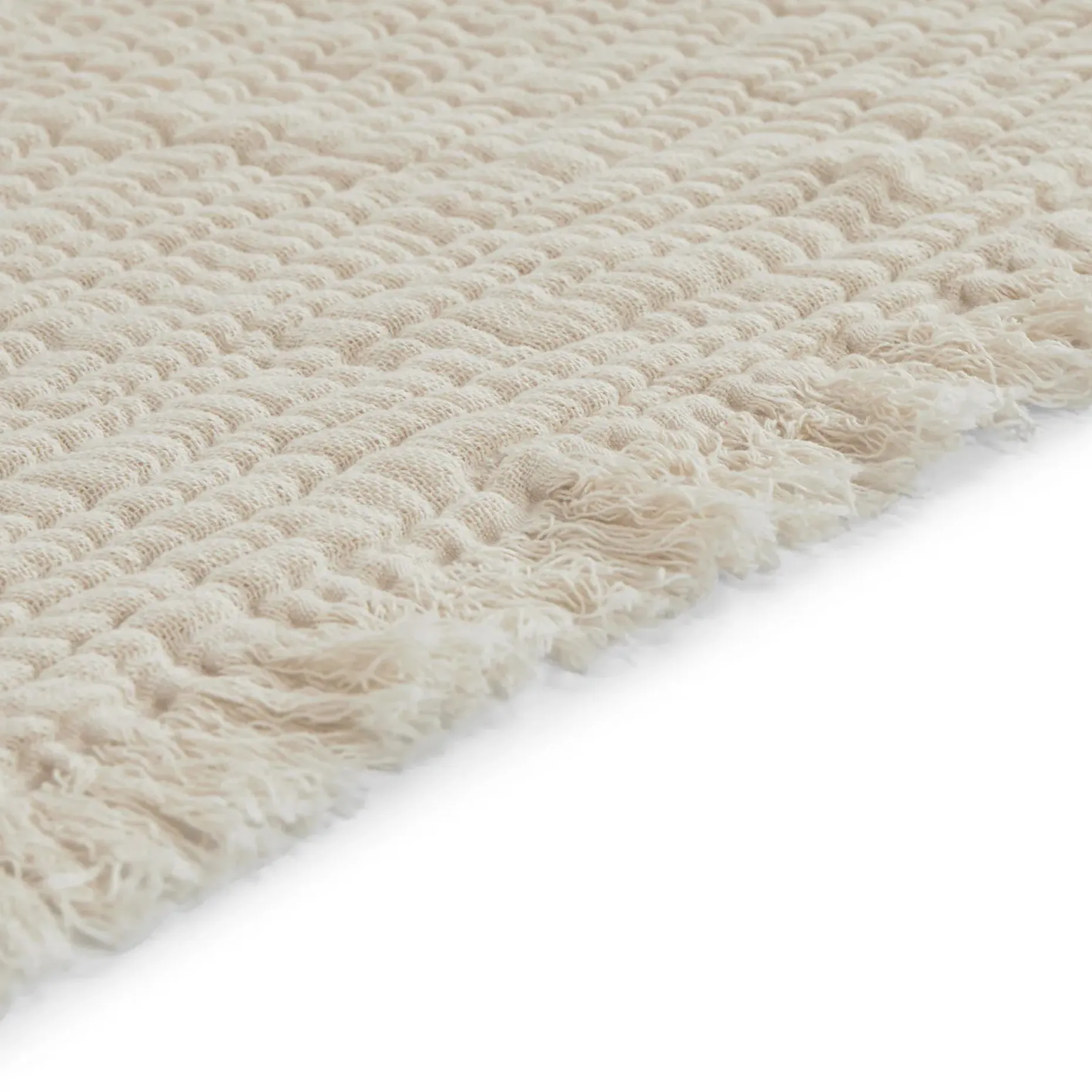 Fresno Cotton Gauze Throw - Light Taupe