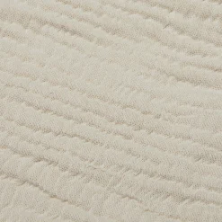 Fresno Cotton Gauze Throw - Light Taupe