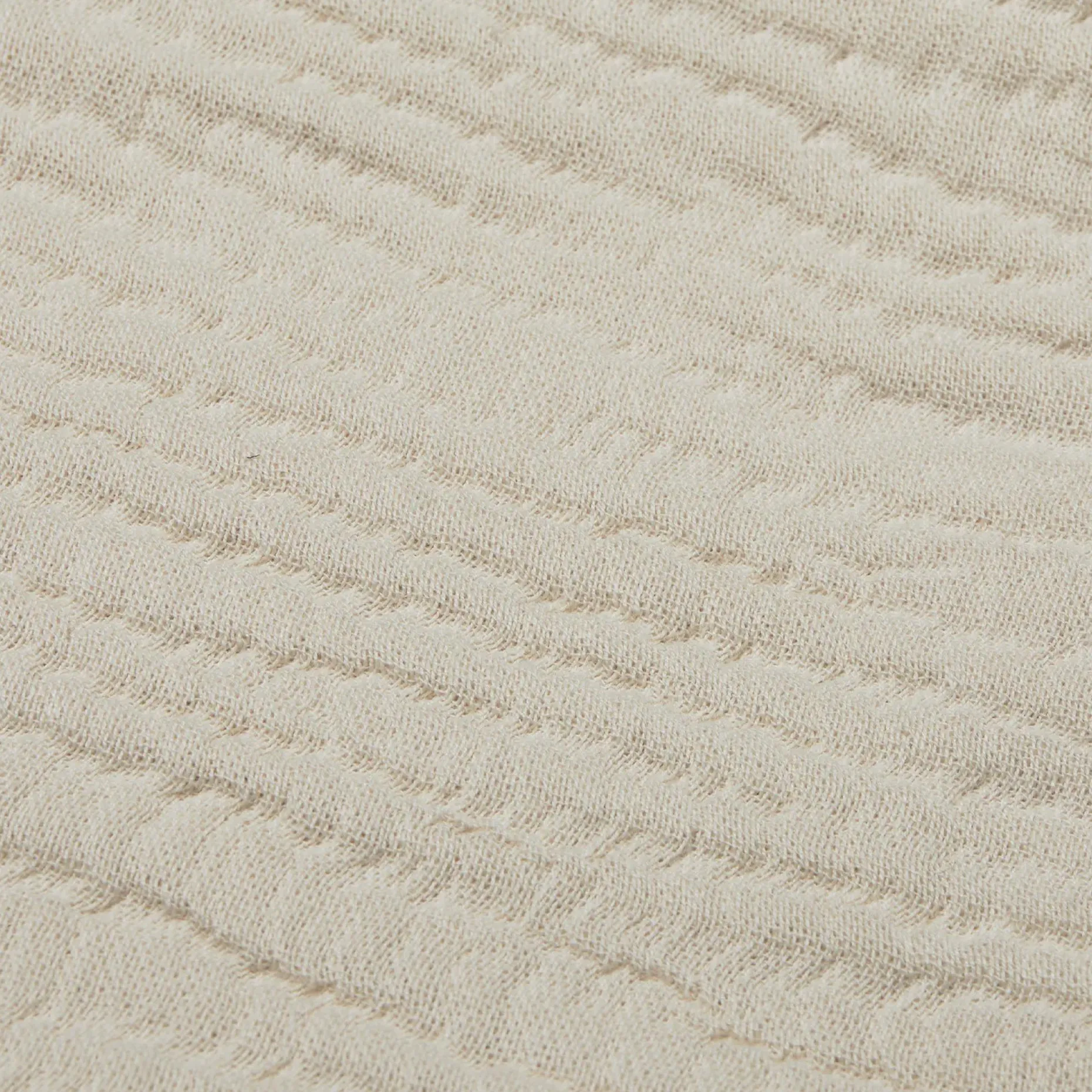 Fresno Cotton Gauze Throw - Light Taupe