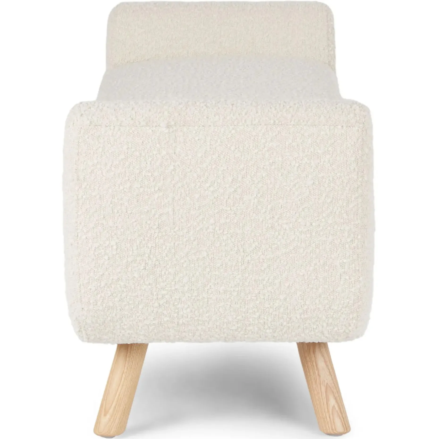 Gabriola 60" Bench - Ivory Bouclé