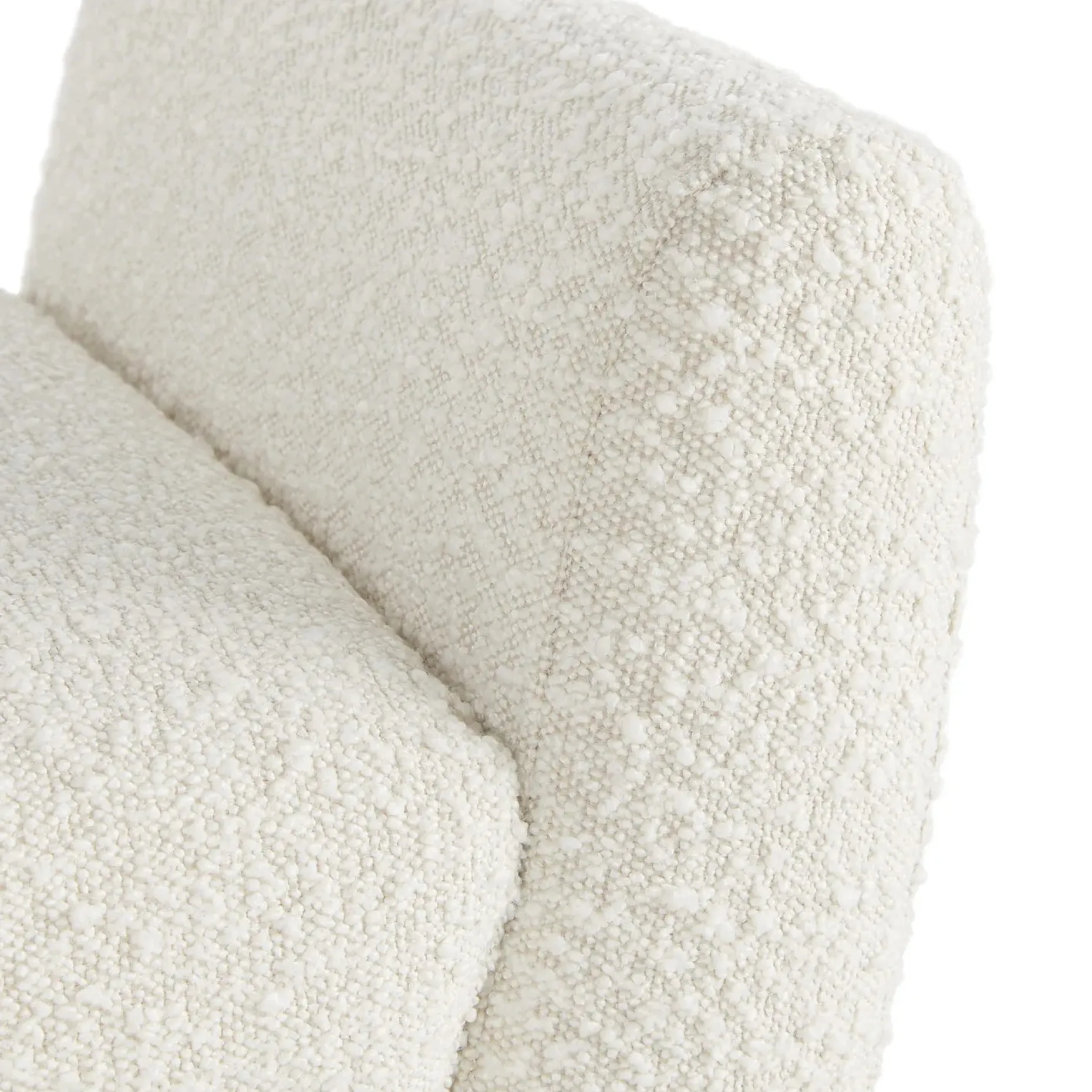 Gabriola 60" Bench - Ivory Bouclé